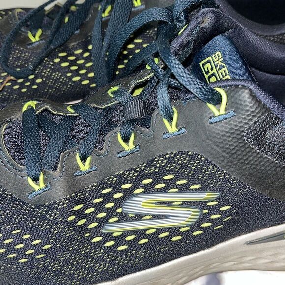 Sketchers Blue Go Run Lite tennis shoes walking mens size 10.5 10 1/2 used worn - Picture 7 of 7